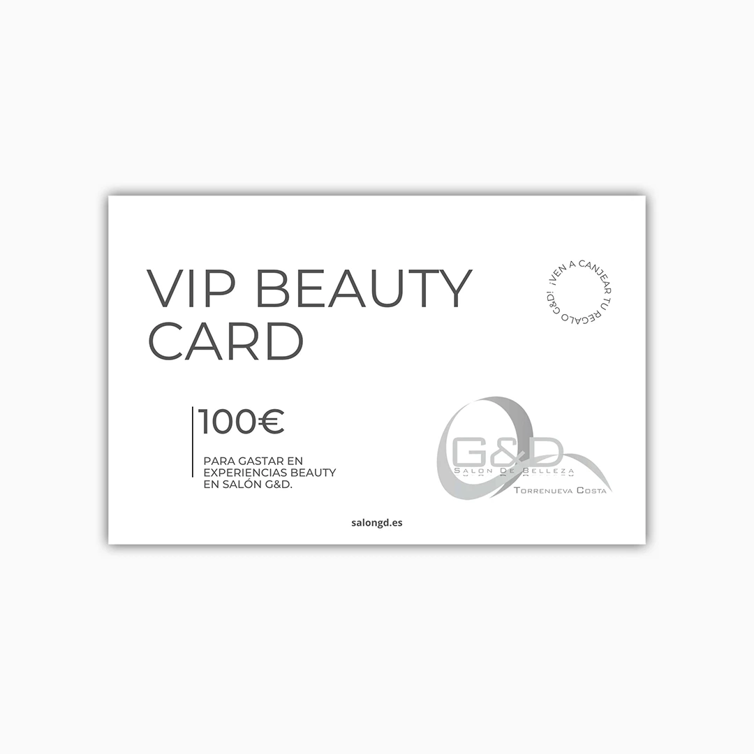 VIP Beauty Card de Salón G&D 100 Euros